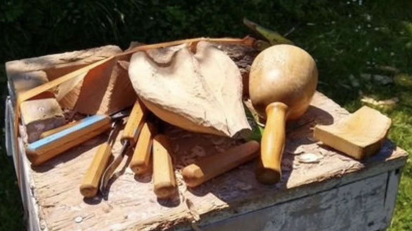 Holzbildhauer-Werkstatt